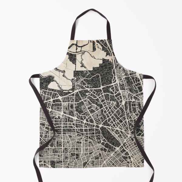 Item preview, Santa Clara map California Ink lines designed and sold by InkMaps.
