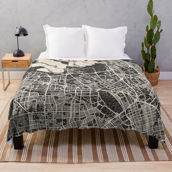 Item preview, Santa Clara map California Ink lines designed and sold by InkMaps.