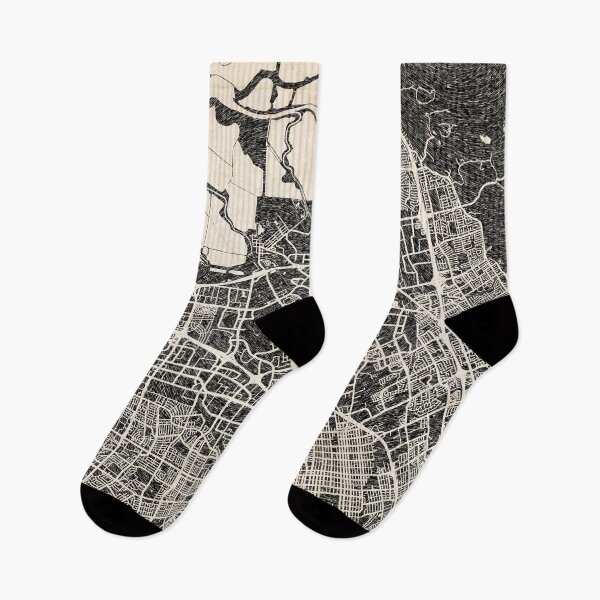 Item preview, Santa Clara map California Ink lines designed and sold by InkMaps.