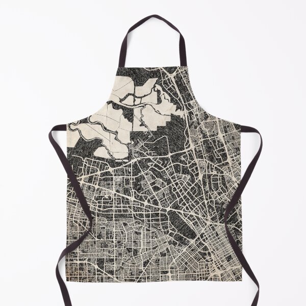 Item preview, Santa Clara map California Ink lines 2 designed and sold by InkMaps.