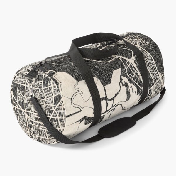 Item preview, Santa Clara map California Ink lines 2 designed and sold by InkMaps.