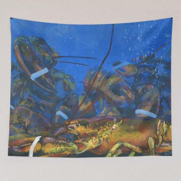 Item preview, Grocery Store Lobster designed and sold by Cherish Springer.