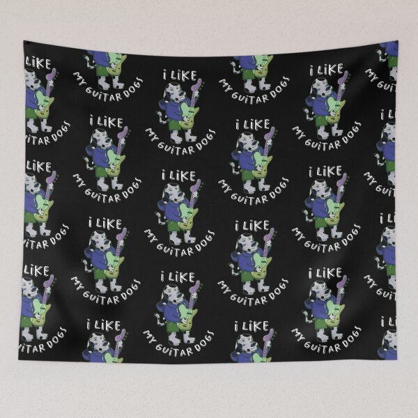Item preview, I Like My Guitar Dogs Blue - Best Gift 2021 designed and sold by Yaseee.