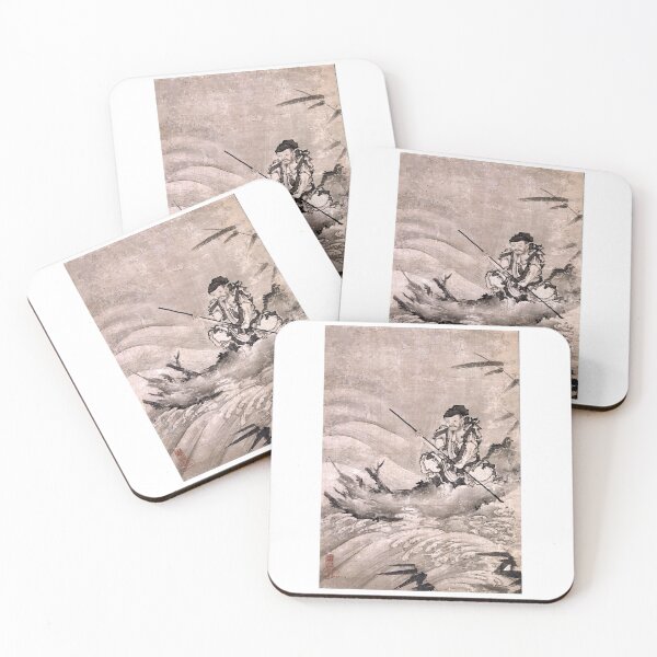Item preview, The Chinese Explorer Zhang Qian on a Raft designed and sold by ShineAesthetic.