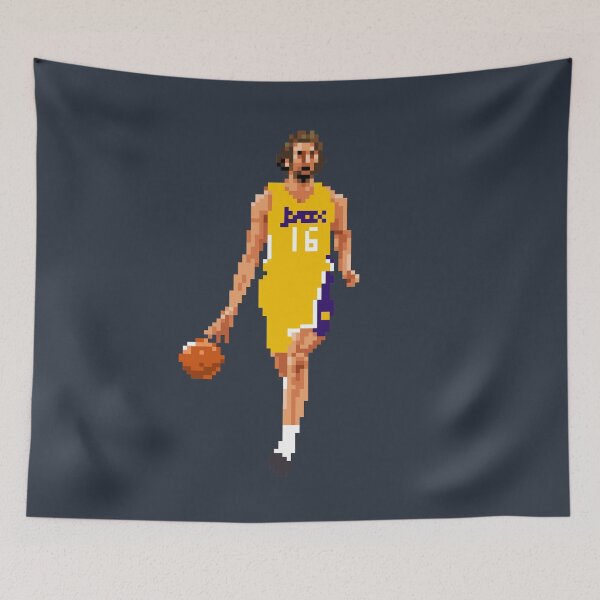 Item preview, Pau Gasol Pixel Dribble Qiangy designed and sold by qiangdade.