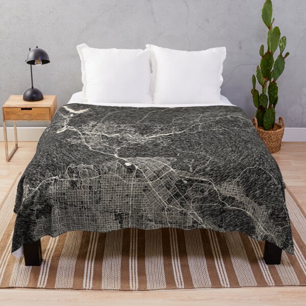 Item preview, Santa Clarita map California Ink lines designed and sold by InkMaps.