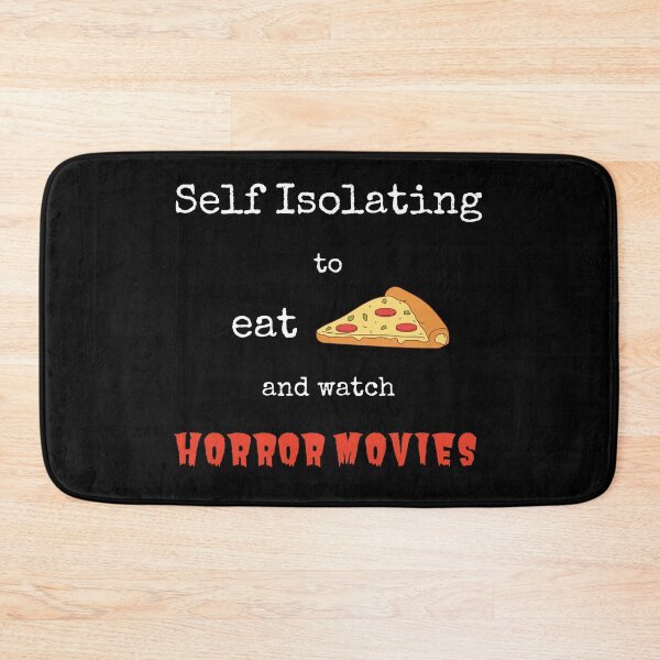 Item preview, Self Isolating to eat Pizza and watch Horror Movies designed and sold by CoffeewithAnh.