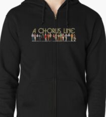 A Chorus Line Zipped Hoodie