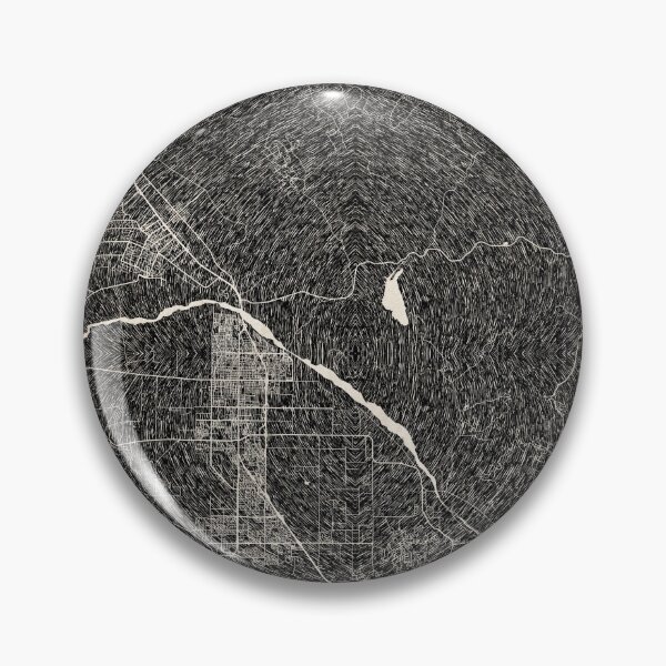 Item preview, Santa Maria map California Ink lines 2 designed and sold by InkMaps.