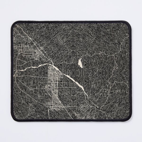 Item preview, Santa Maria map California Ink lines 2 designed and sold by InkMaps.