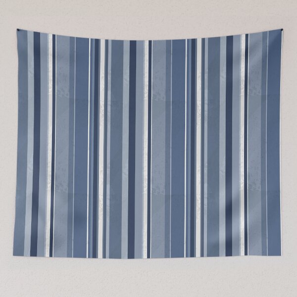 Item preview, Retro Blue and White Stripes designed and sold by ImagineThatNYC.