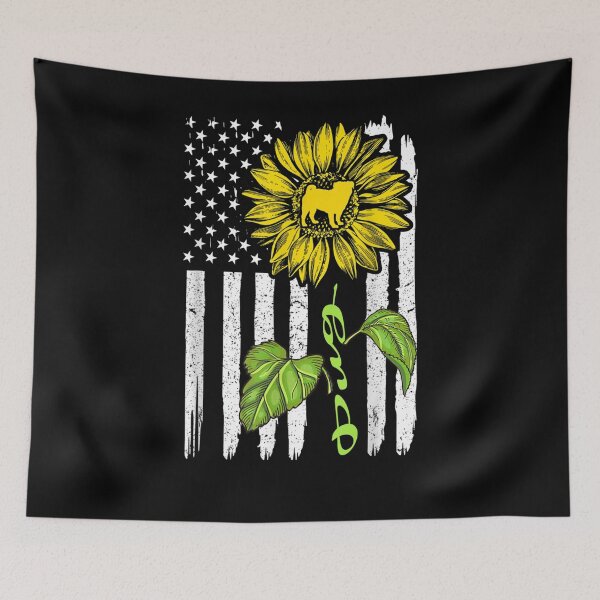 Item preview,  American Flag Sunflower Gift designed and sold by luisweber.