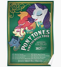 PonyTones - Find the Music Tour Poster