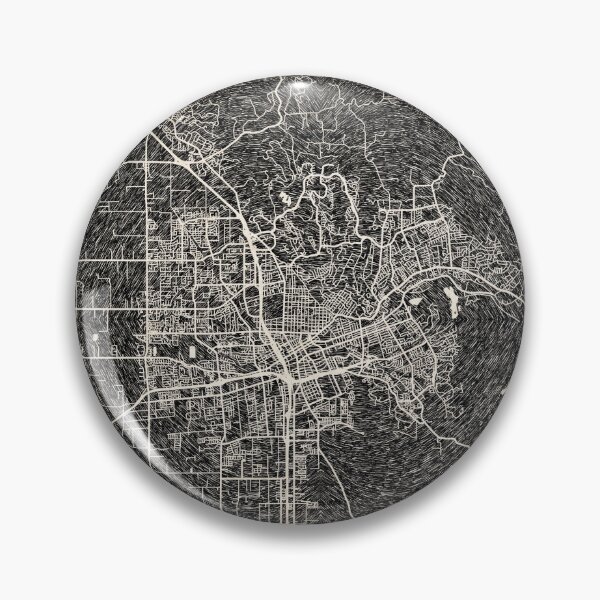 Item preview, Santa Rosa map California Ink lines designed and sold by InkMaps.