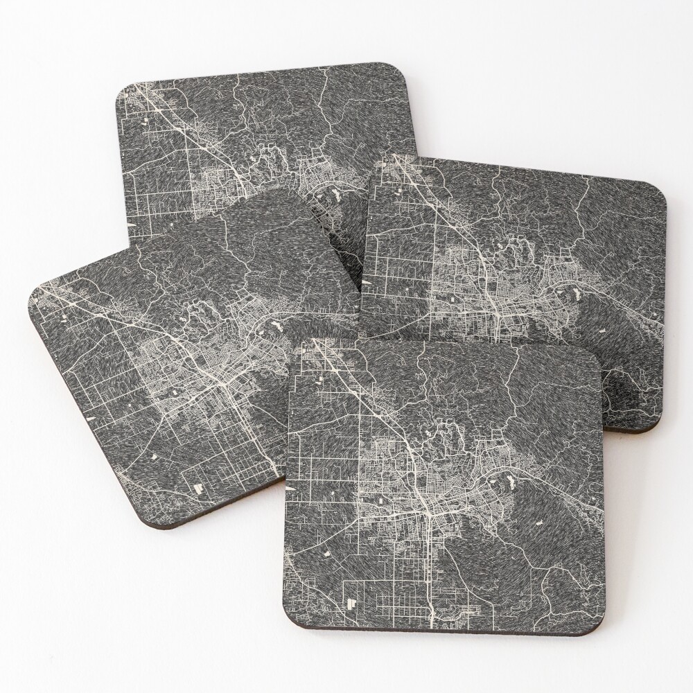 Item preview, Coasters (Set of 4) designed and sold by InkMaps.