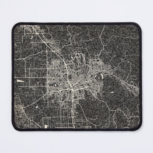 Item preview, Santa Rosa map California Ink lines designed and sold by InkMaps.
