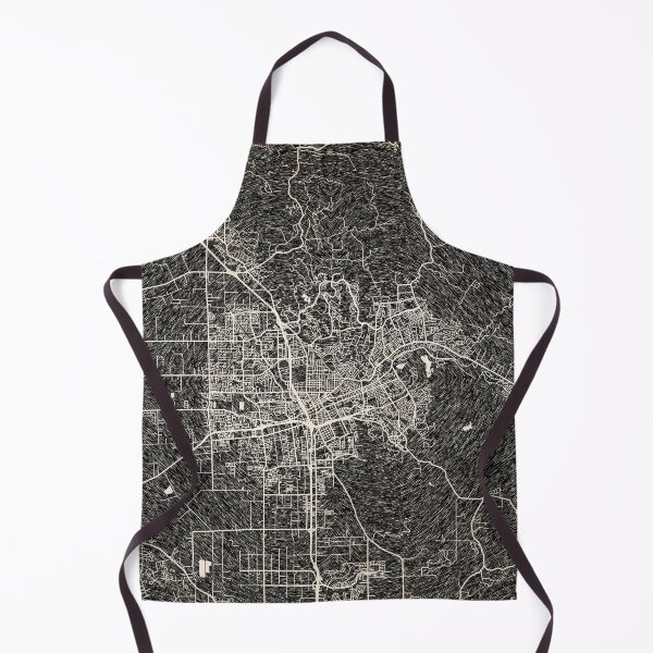 Item preview, Santa Rosa map California Ink lines designed and sold by InkMaps.