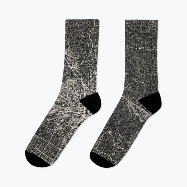 Item preview, Santa Rosa map California Ink lines designed and sold by InkMaps.