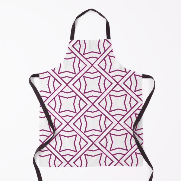 Item preview, Magenta and White Stripe Cube Tile Pattern - Color Matches Colour of the Year 2022 Orchid Flower 150-38-31 designed and sold by ColorOfTheYears.