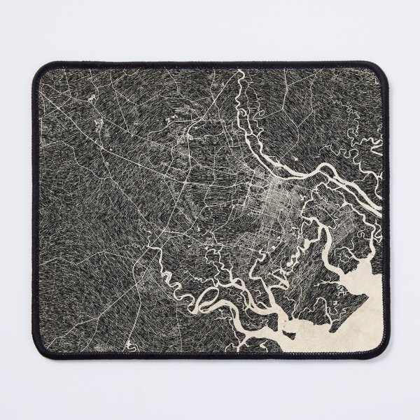 Item preview, Savannah map Georgia Ink lines designed and sold by InkMaps.