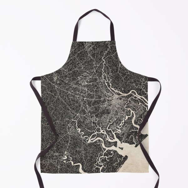 Item preview, Savannah map Georgia Ink lines 2 designed and sold by InkMaps.