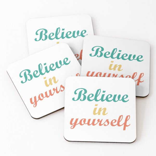 Item preview, Believe in yourself motivation words. designed and sold by kpluslk.