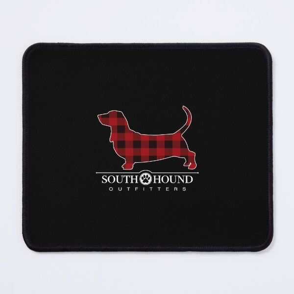 Item preview, Red Buffalo Plaid Basset Hound Dog designed and sold by steve1996cr.