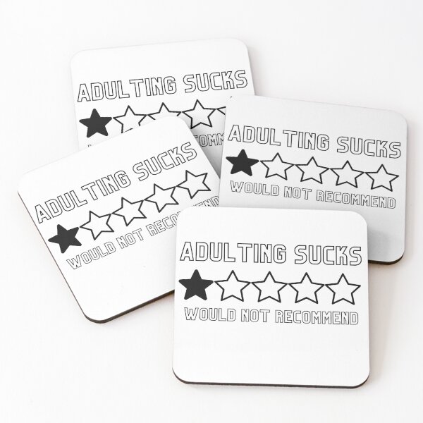 Item preview,  adulting sucks i would not recommend  designed and sold by fridayNightfunk.