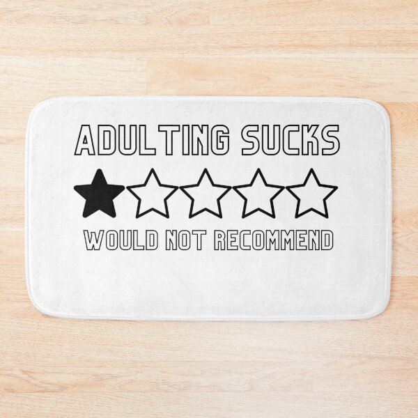 Item preview,  adulting sucks i would not recommend  designed and sold by fridayNightfunk.