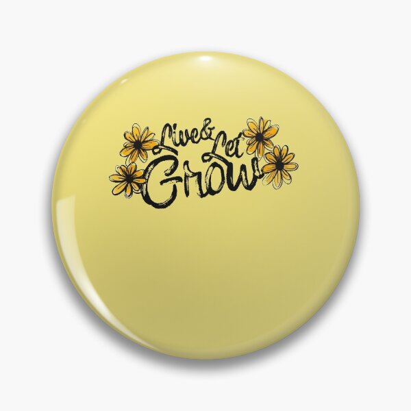 Artikelvorschau, Live and let GROW entworfen und verkauft von FrictionMaxxing.