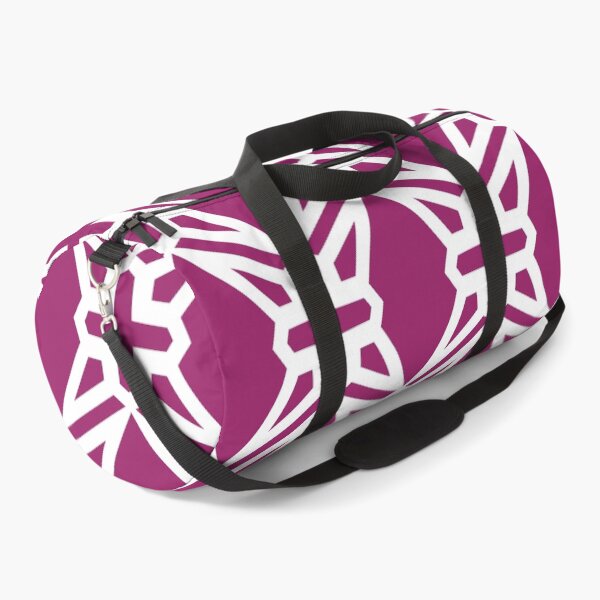 Item preview, Magenta and White Geometric Shape Tile Pattern - Color Matches Colour of the Year 2022 Orchid Flower 150-38-31 designed and sold by ColorOfTheYears.