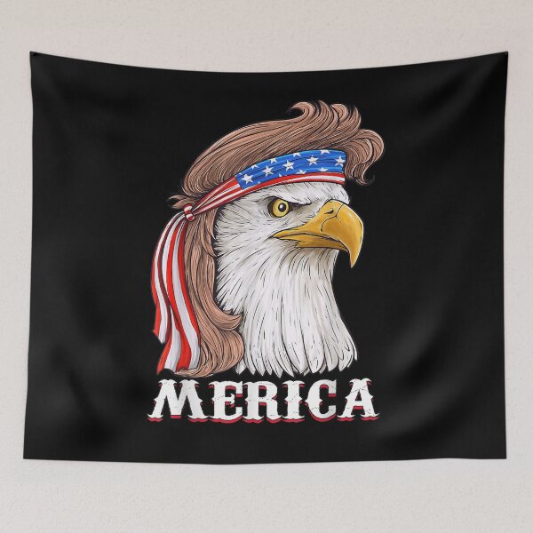 Item preview,  Eagle Mullet July American Flag Merica designed and sold by luisweber.