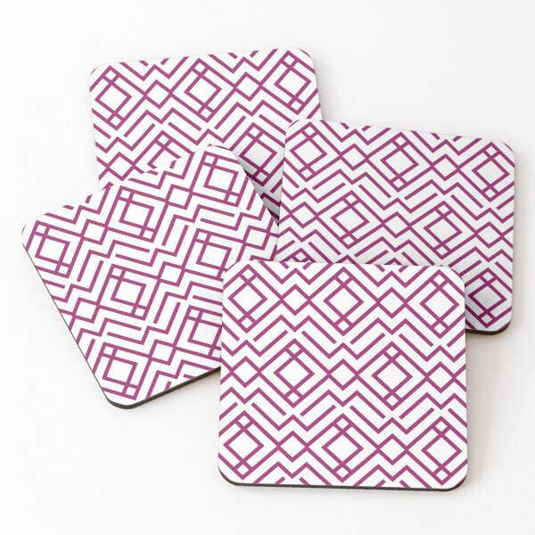 Item preview, Magenta and White Chevron Stripe Pattern - Color Matches Colour of the Year 2022 Orchid Flower 150-38-31 designed and sold by ColorOfTheYears.