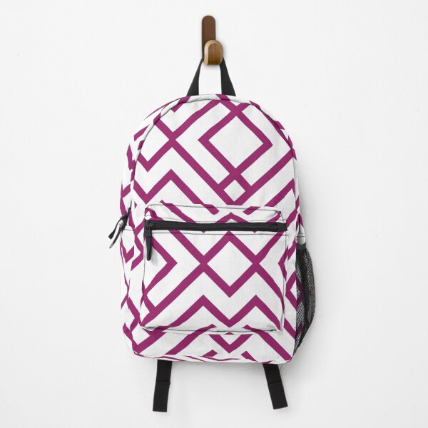 Item preview, Magenta and White Chevron Stripe Pattern - Color Matches Colour of the Year 2022 Orchid Flower 150-38-31 designed and sold by ColorOfTheYears.