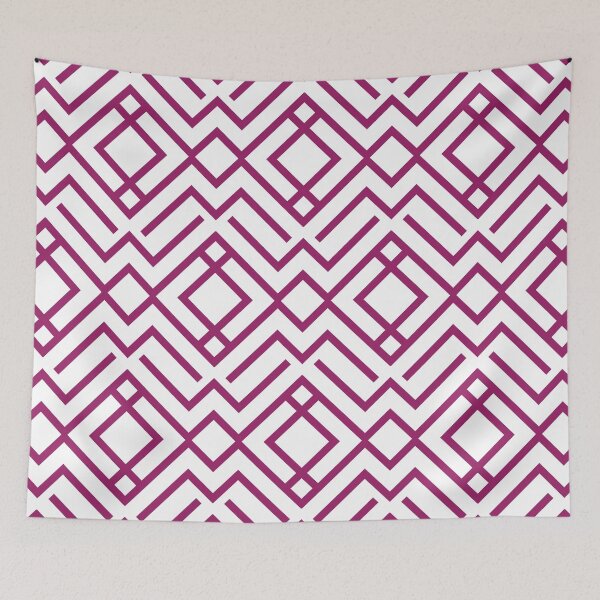 Item preview, Magenta and White Chevron Stripe Pattern - Color Matches Colour of the Year 2022 Orchid Flower 150-38-31 designed and sold by ColorOfTheYears.