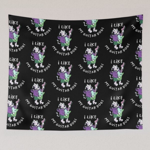 Item preview, I Like My Guitar Dogs Purple - Best Gift 2021 designed and sold by Yaseee.