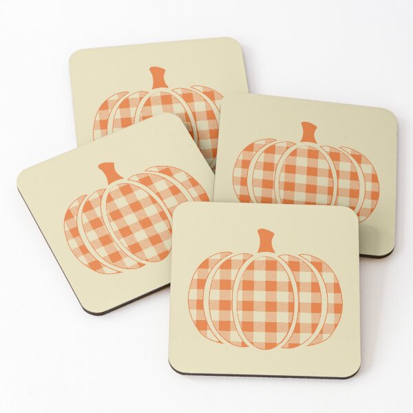 Item preview, an autumn plaid pumpkin designed and sold by Clara Hoang.
