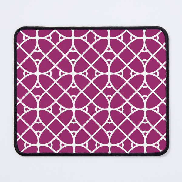 Item preview, Magenta and White Oval Shape Pattern - Color Matches Colour of the Year 2022 Orchid Flower 150-38-31 designed and sold by ColorOfTheYears.