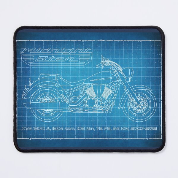 Item preview, Midnight Star XVS 1300 Blueprint designed and sold by KlaraBubble.