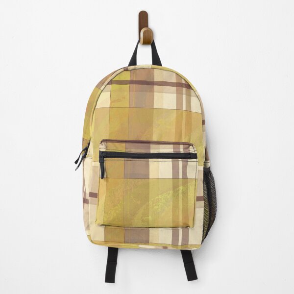 Item preview, Madras Plaid Fall Yellow And Brown designed and sold by ImagineThatNYC.