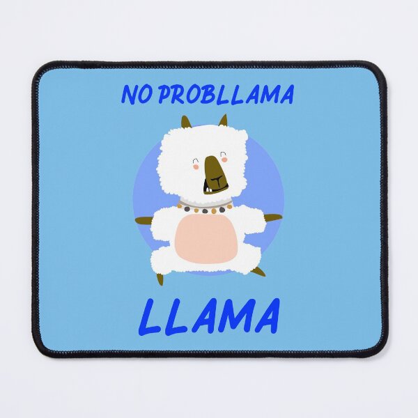 Item preview, No Probllama Yoga Llama designed and sold by MadMando.