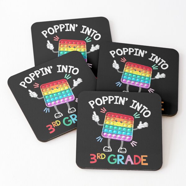 Item preview, Kids Poppin' Into Third Grade Trendy Sensory Fidget Toy . designed and sold by JaleneRichcree.