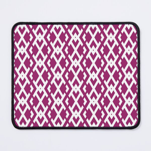 Item preview, Magenta and White Diamond Vertical Zig Zag Pattern - Color Matches Colour of the Year 2022 Orchid Flower 150-38-31 designed and sold by ColorOfTheYears.