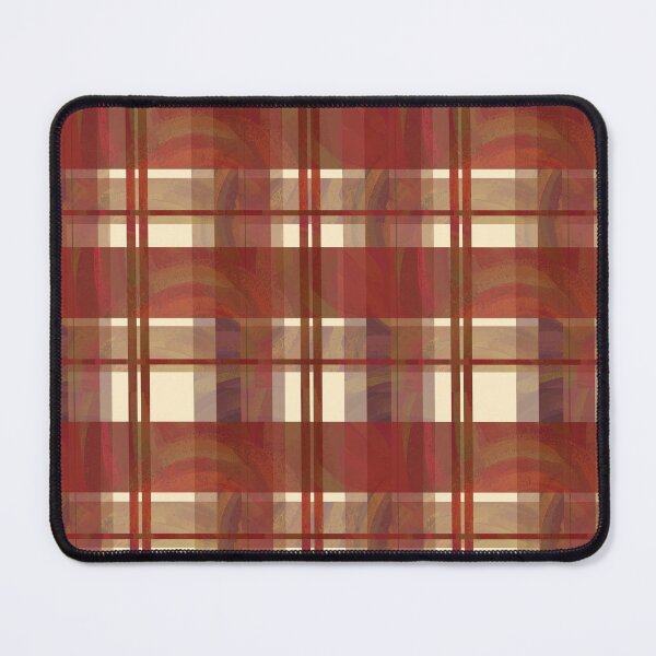 Item preview, Madras Plaid Fall Red Stripes designed and sold by ImagineThatNYC.