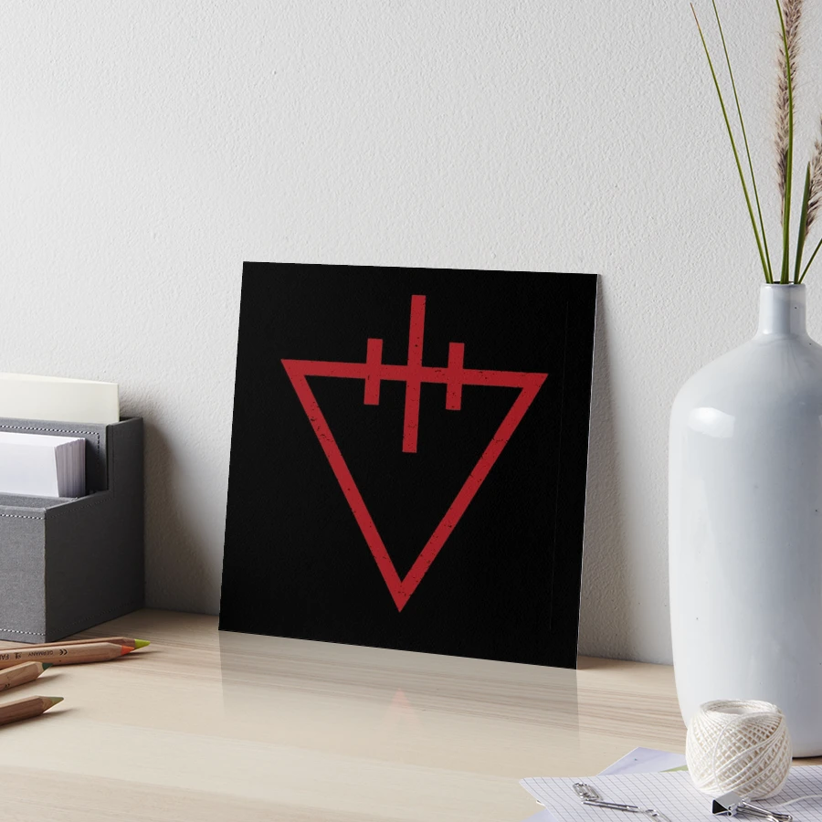 THE DEVIL WEARS PRADA logo Art Board Print