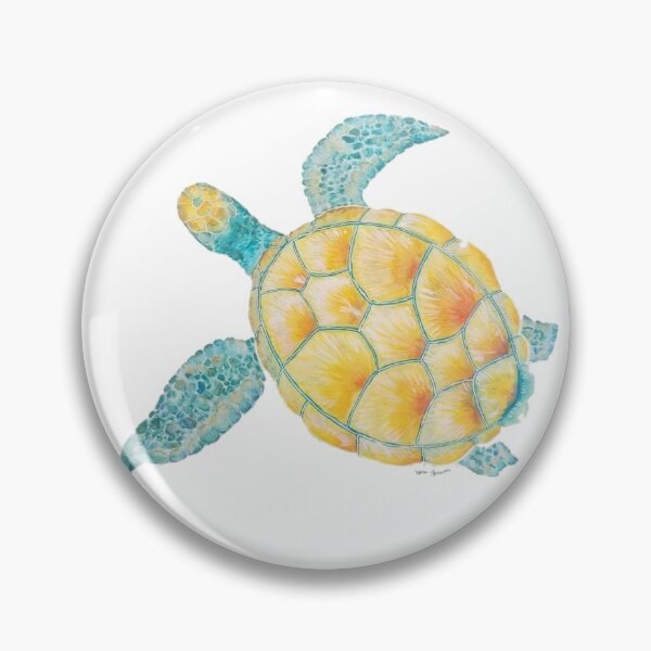 Item preview, Watercolor Seaturtle  designed and sold by saltyseacow.