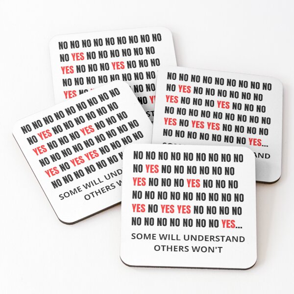 Item preview, NO NO NO YES designed and sold by Wise-Words-4U.
