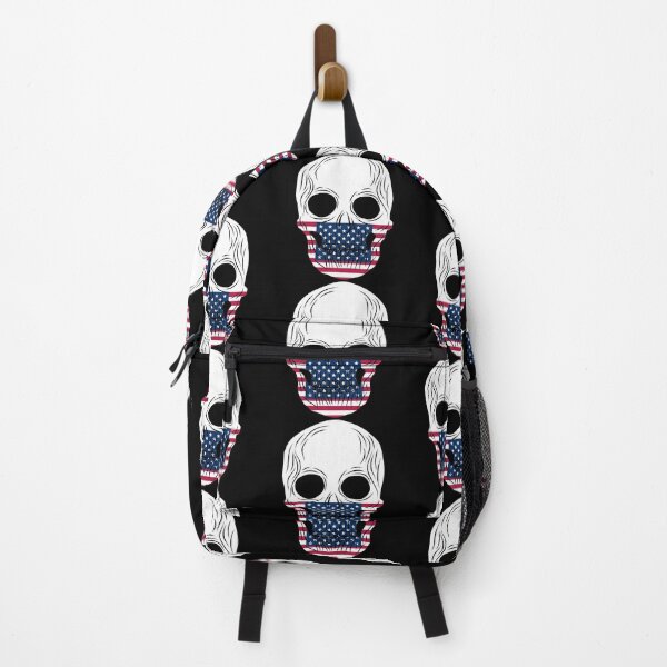 Item preview, American Flag Mask on Skull in General Style designed and sold by Vasabi88.