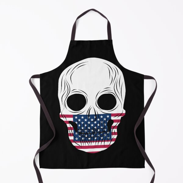 Item preview, American Flag Mask on Skull in General Style designed and sold by Vasabi88.