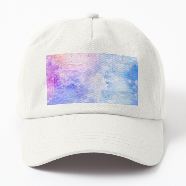 Blue Mermaid Tie Dye Art Dad Hat